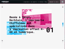 Tablet Screenshot of impchiffoleau.com